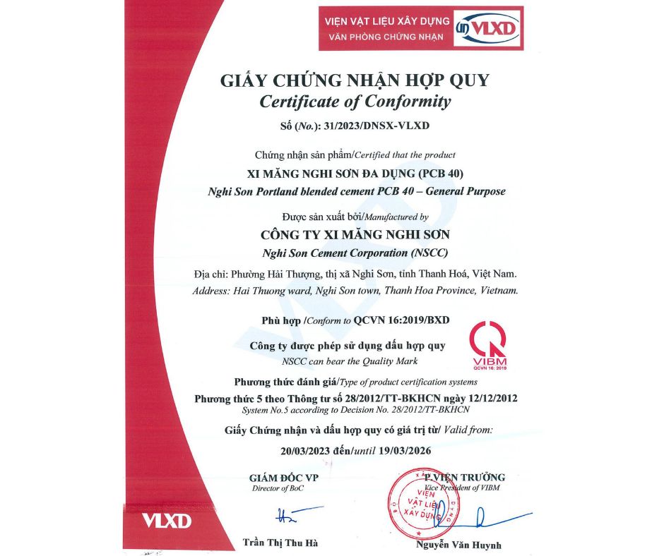 GCN Xi măng Nghi Sơn đa dụng