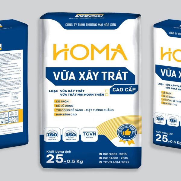 Vữa xây trát cao cấp Homa
