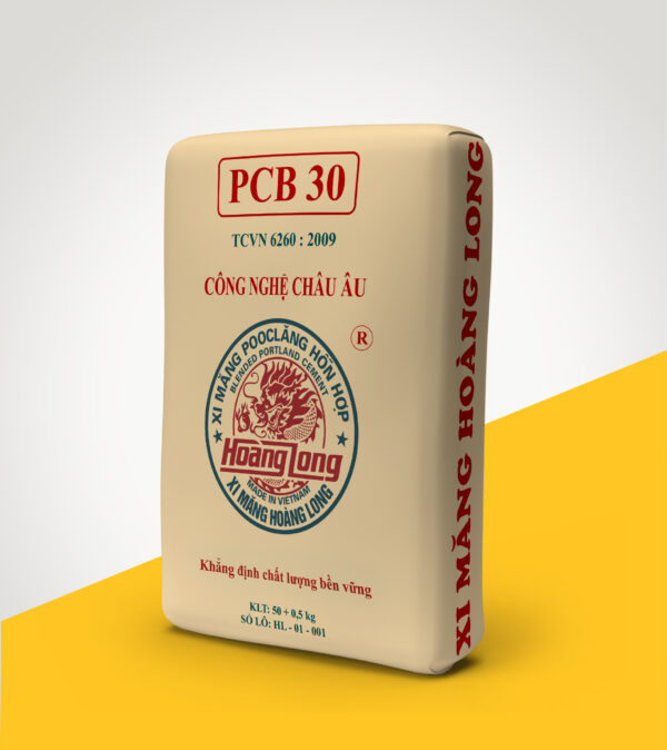 xi măng hoàng long pooclăng hỗn hợp pcb 30
