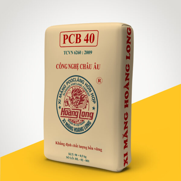 Xi măng Hoàng Long Pooclăng hỗn hợp PCB 40