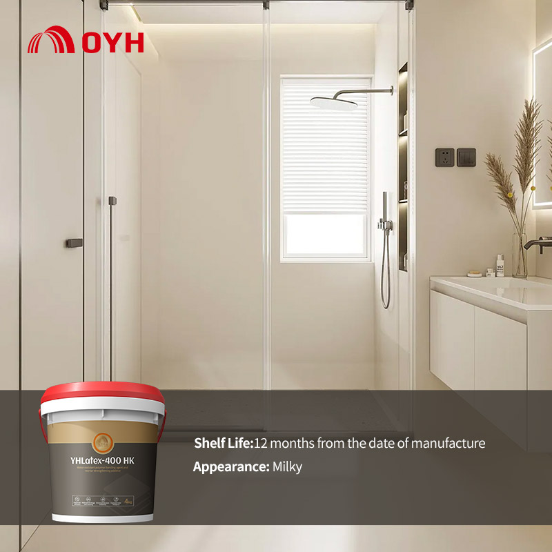 Chất kết dính polymer chống thấm nước và chất phụ gia tăng cường độ bền cho vữa YHLatex-400HK - Ảnh 3