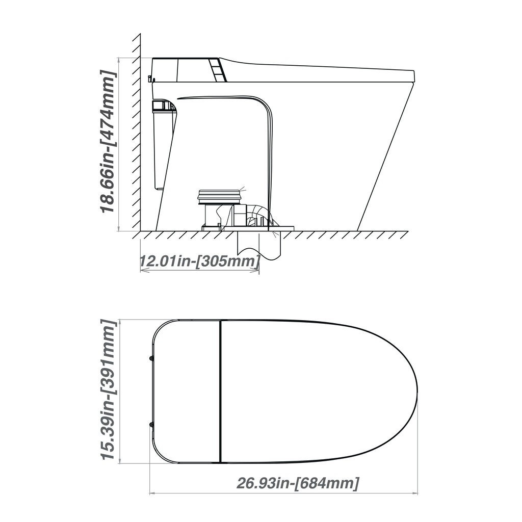 Bàn cầu thông minh Viglacera V882F - Ảnh 13