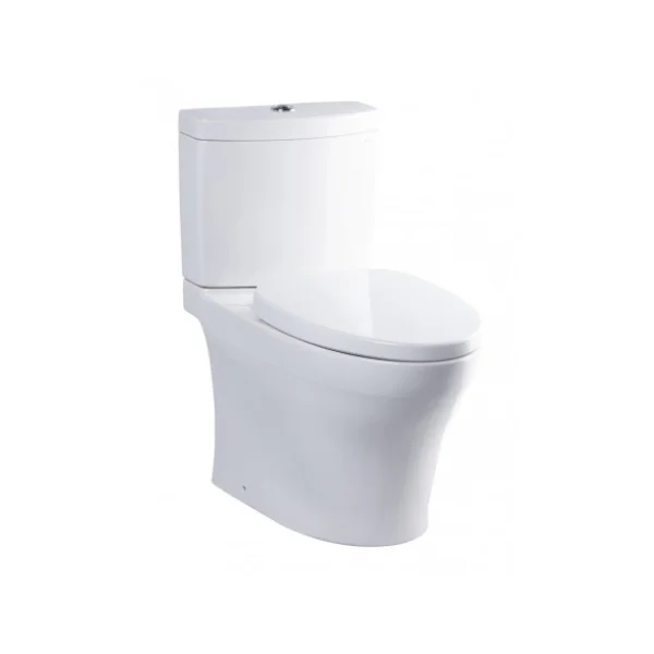 Bàn cầu xí bệt hai khối CS769DRT3, nắp TOTO TC385VS