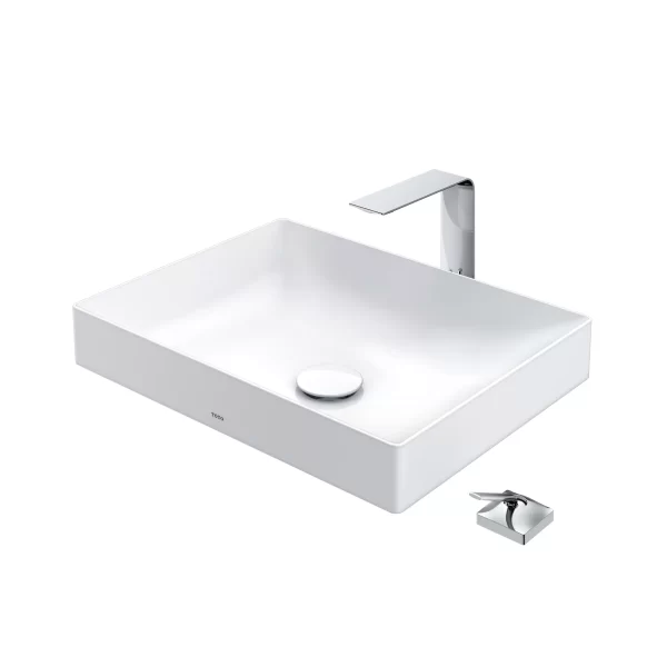 Chậu đặt bàn vành mỏng Linear Ceram TOTO LT4715G17