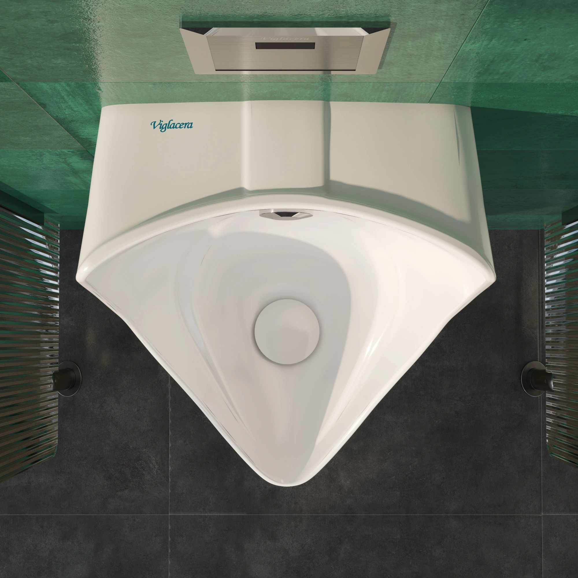 Tiểu nam treo tường cấp âm Viglacera T6 - Ảnh 2