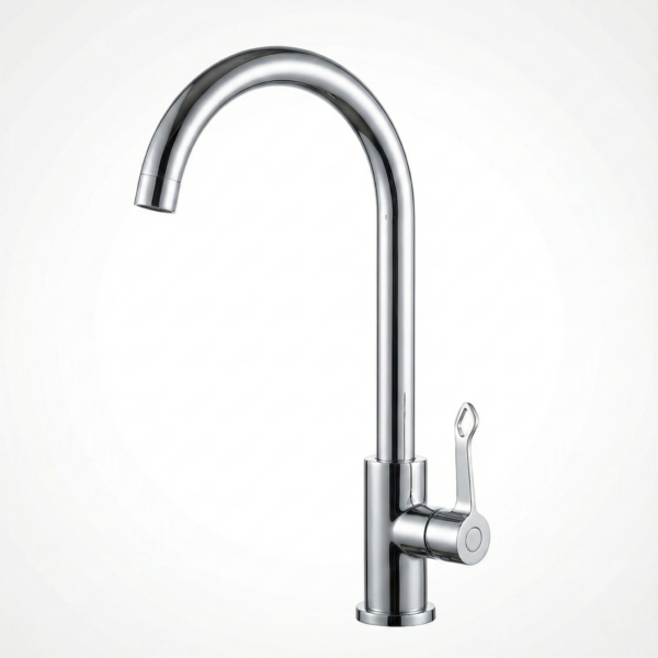 Vòi chậu rửa bát mạ crom cao cấp Saphias SF454