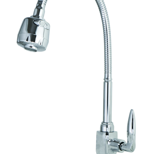 Vòi chậu rửa bát mạ crom cao cấp Saphias SF460M