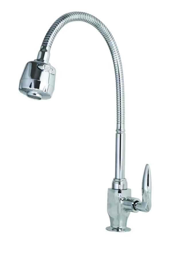 Vòi chậu rửa bát mạ crom cao cấp Saphias SF460M